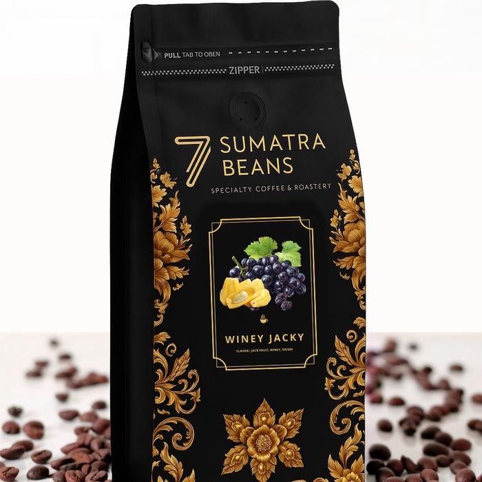 

Seven Sumatra Beans Winey Jacky Specialty Coffee 100% Arabica 200gr
