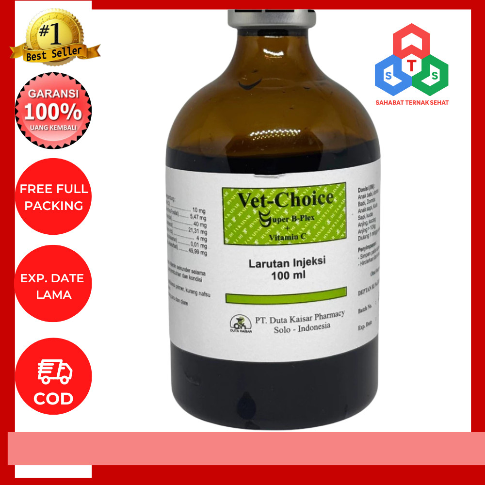 VET CHOICE 100 ML - VITAMIN DENGAN KANDUNGAN VITAMIN B COMPLEX DAN VITAMIN C