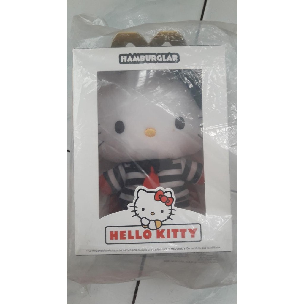 MCDONALD'S EDISI KOLEKSI - BONEKA HELLO KITTY AS - HAMBURGLAR