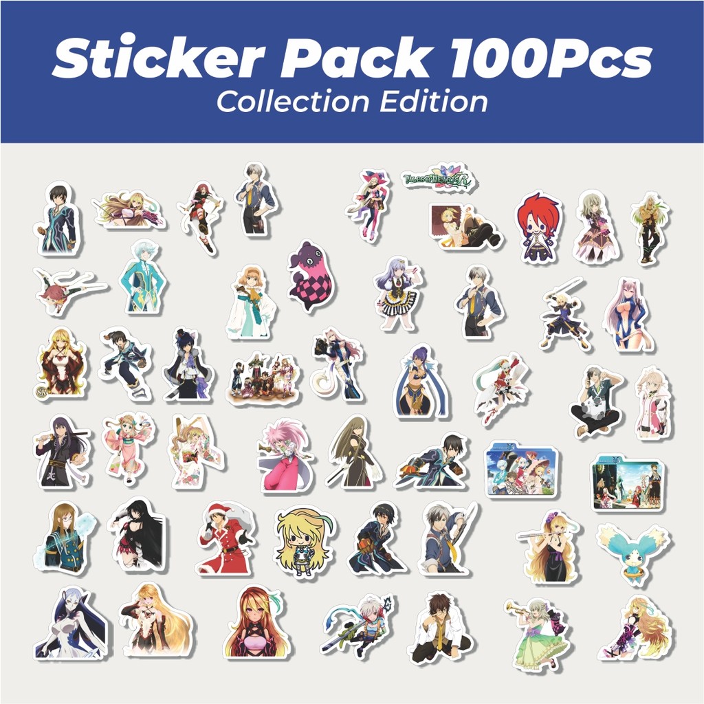 

Hot Stiker Game Series Tales Of Series Karakter Mix 3 Lucu Anti Air Stikers Berperekat Waterproof Sticker Decal Buat Motor Helm Buku Journal Koper Casing HP Laptop Botol Minum