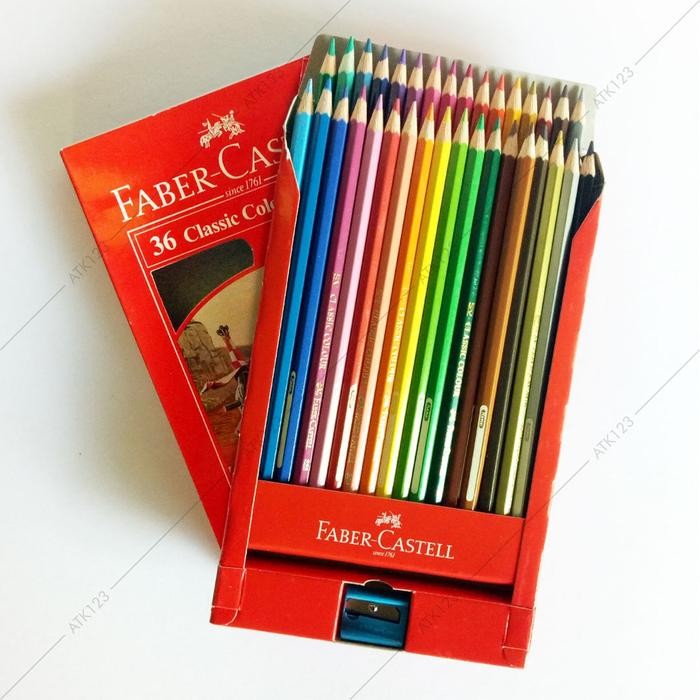 

TERLARIS! Faber-Castell 36 Classic Colour Pencils Pensil Warna Klasik 36 Warna