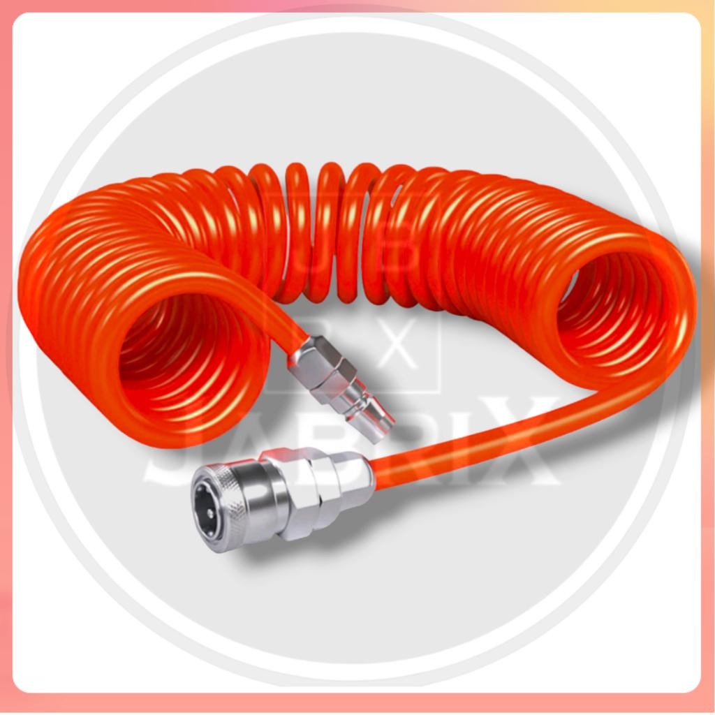 《 JABRIK 》 Selang Kompresor Sepiral Selang Recoil Hose 5 x 8mm - COD