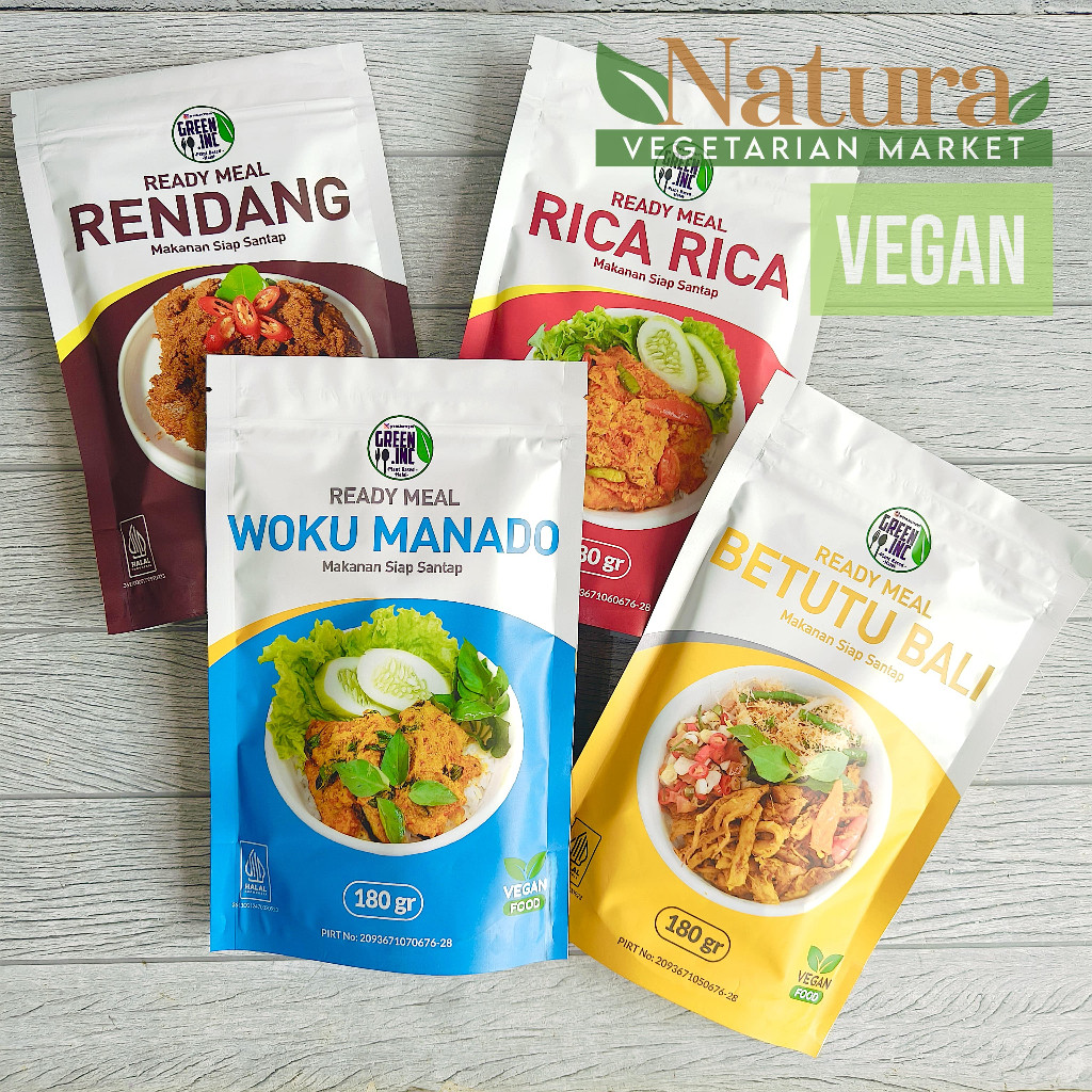

Green Inc Ready Meal Vegan Vegetarian Makanan Cepat Saji Vegan Vegetarian Bisa Langsung Dimakan