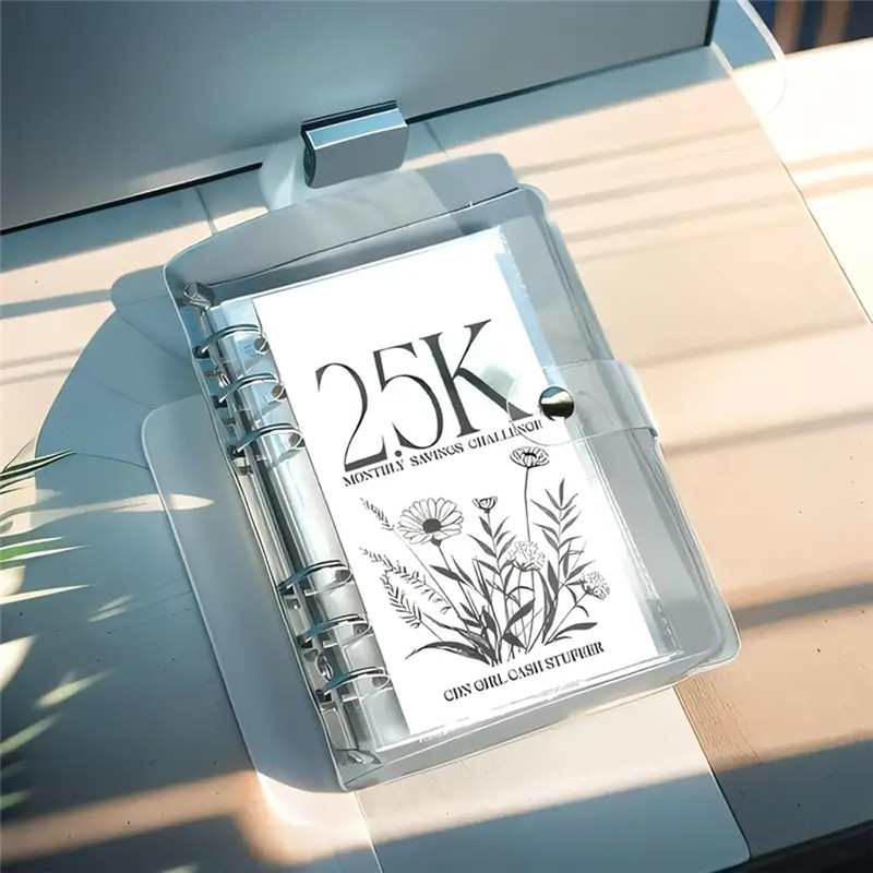 

ABMR-5K/10K/2.5K Savings Challenges Book 12 Month Money Saving Binder 12 Month Savings Challenges Easy And Fun Way To Save