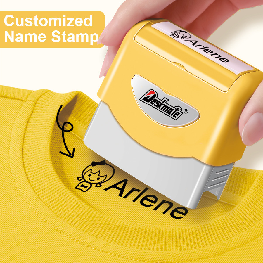 

Large size child’s name stamps Create unique and lasting waterproof for school supplies; perfect for clothes, shoes, bags