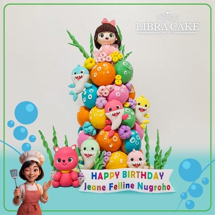 

Donat tower Underwater fun cake Catering Malang DMT