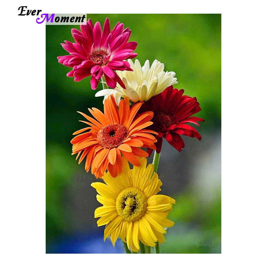 

Needlework DIY Diamond Painting Cross Stitch Kit Diamond Embroidery Flowers Gift Home Decor Painting Mosaic Icon ASF248