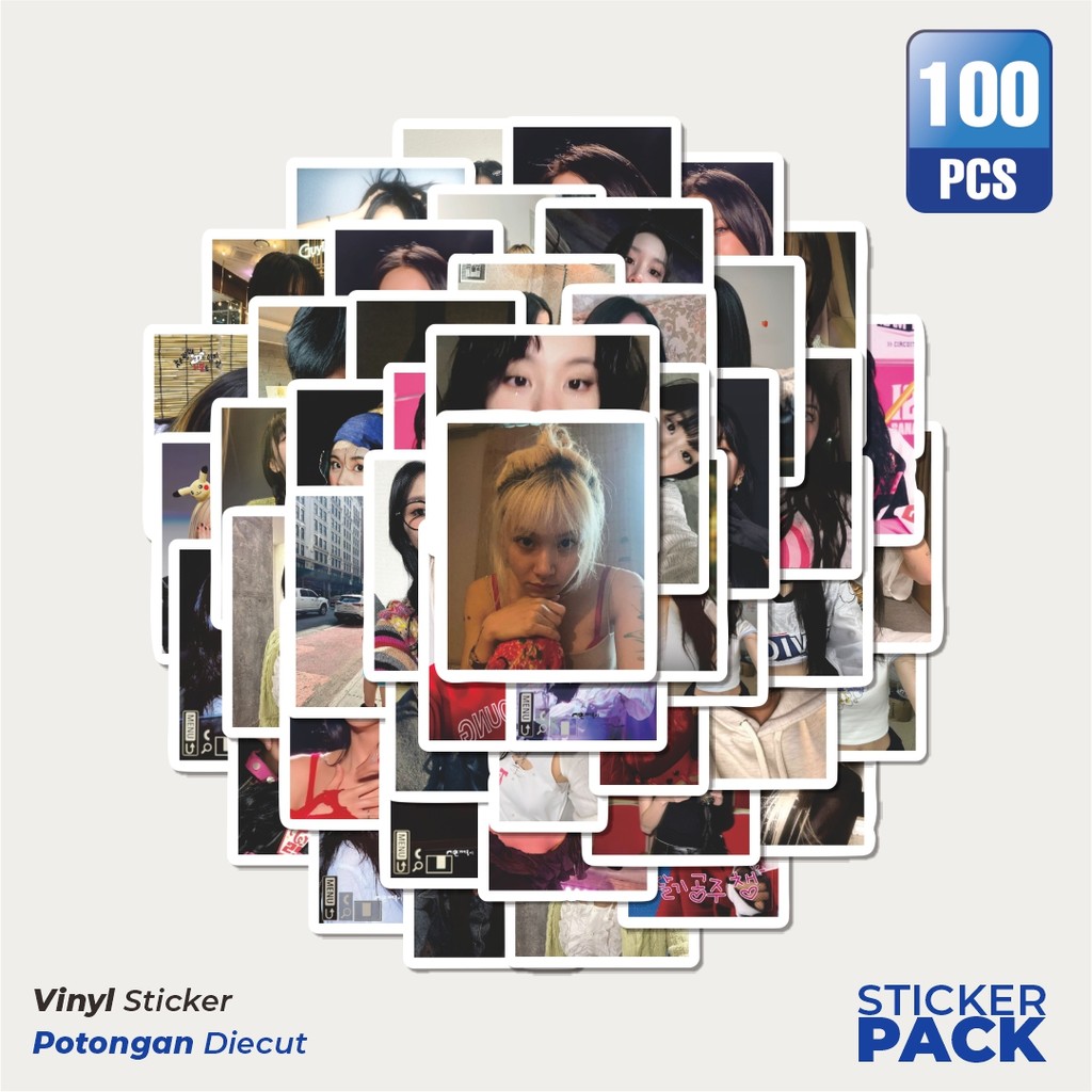 

MURAH 100 PCS Stiker Chaeyoung Twice V3 Waterproof Aesthetic- Untuk Laptop, Motor, dan Helm - Paper Stationery Pack