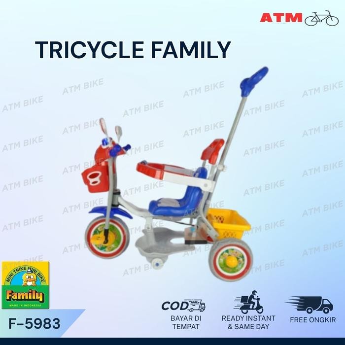 Sepeda Roda 3/ Sepeda roda tiga/ Tricycle anak Family 5983