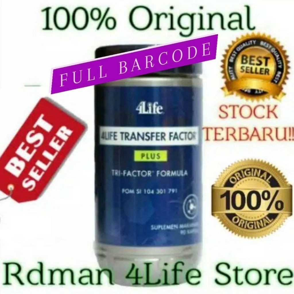 4life transfer factor original official store TF Plus Transfer Factor Plus 90 Kapsul Original Full B