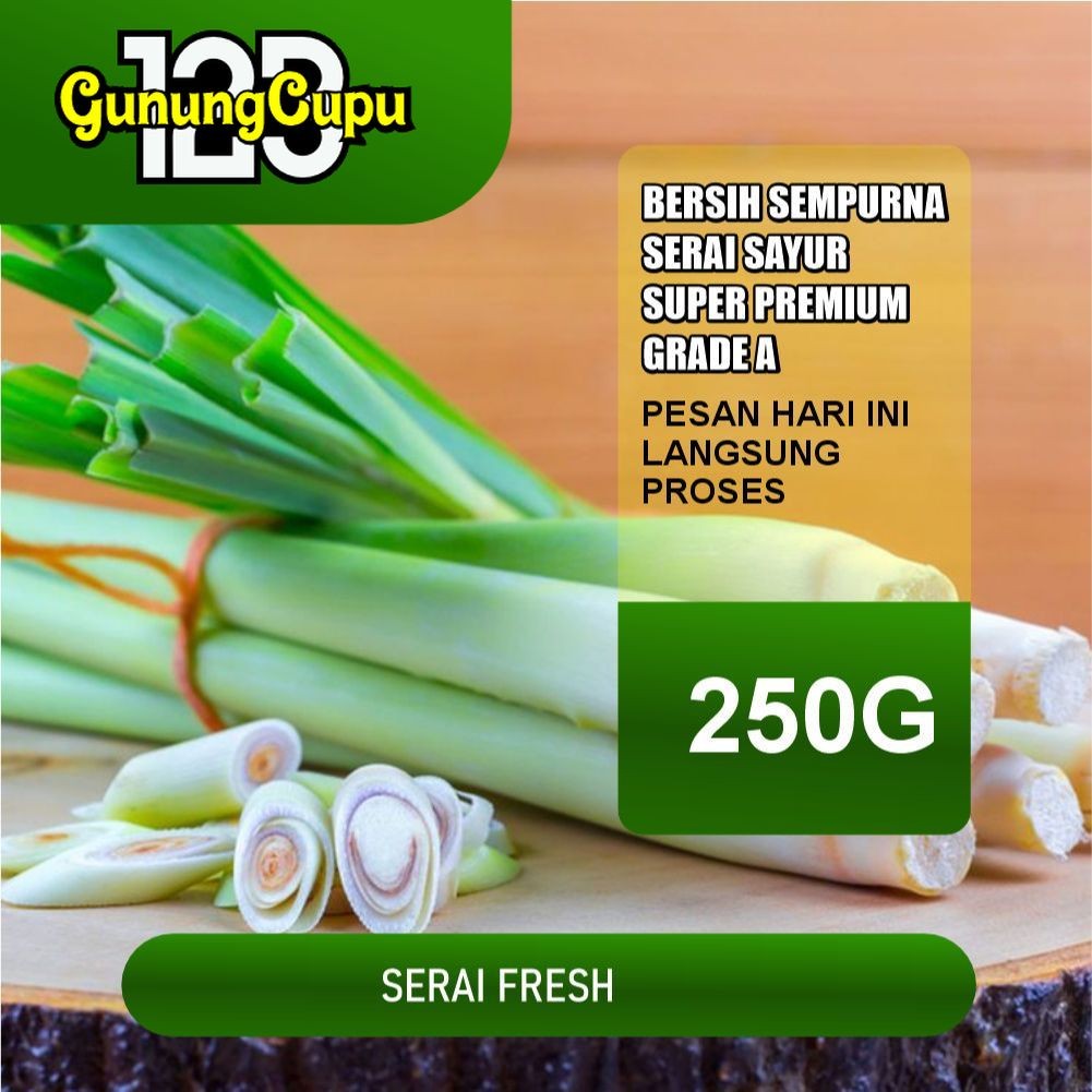 

Sereh/Serai 250grm Fresh / Sereh 250 gram