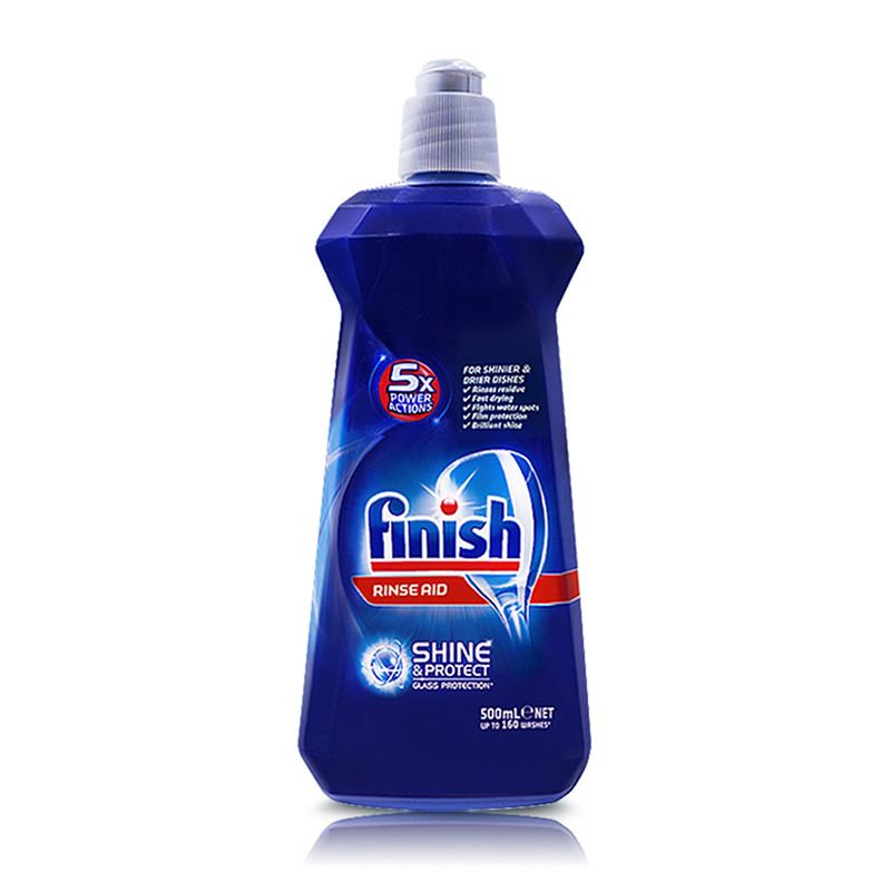 Finish 500ml Dishwasher Special Rinse Aid Brightener Bright Dishes Household For Kitchen Home and Cl