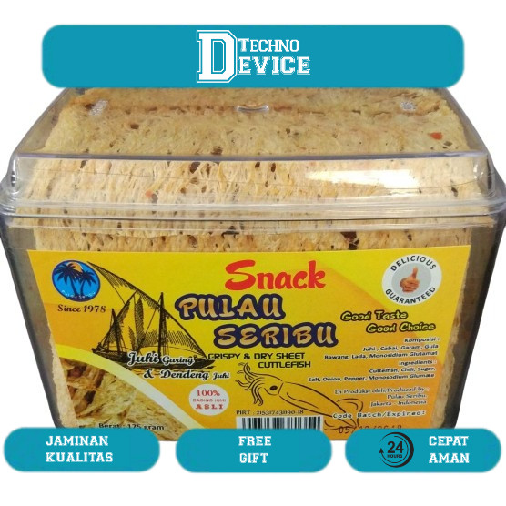 

Snack Juhi Pulau Seribu Toples Sedang Juhi Kering