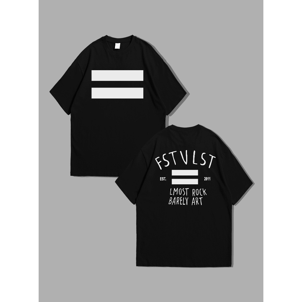 (COD) Kaos FSTVLST Almost Rock Barely Art ￼| Tshirt FSTVLST Cover Album Hits Kitsch | ￼【COD】 Tshirt 