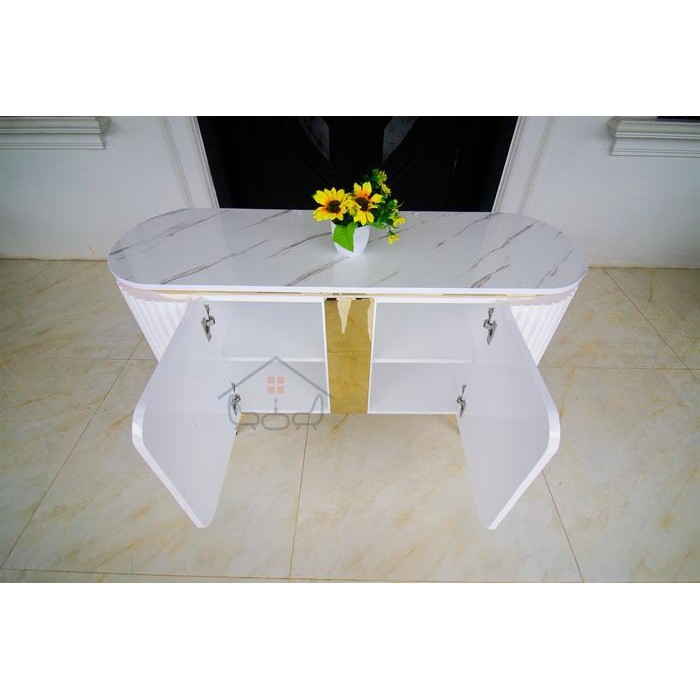 Meja TV Credenza Naraya| Bufet Minimalis Modern Terbaru ILemari TV Minimalis ModernI Meja Aesthetic 