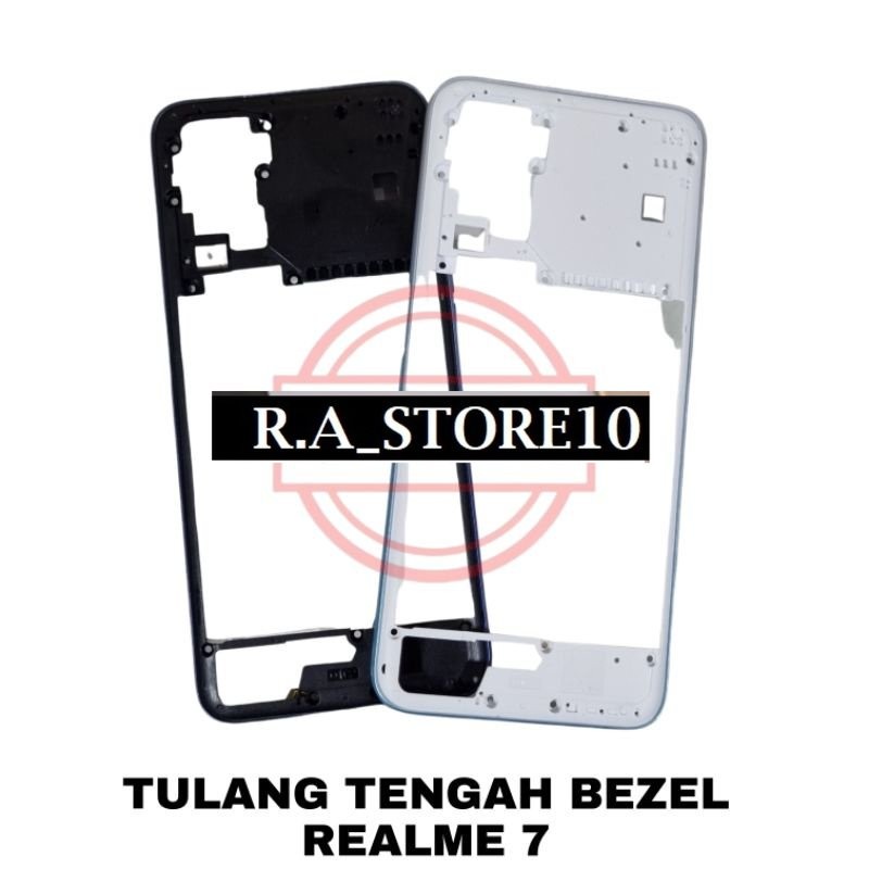 TULANG TENGAH MESIN BEZEL BAZEL RANGKA TUTUP MESIN REALME 7