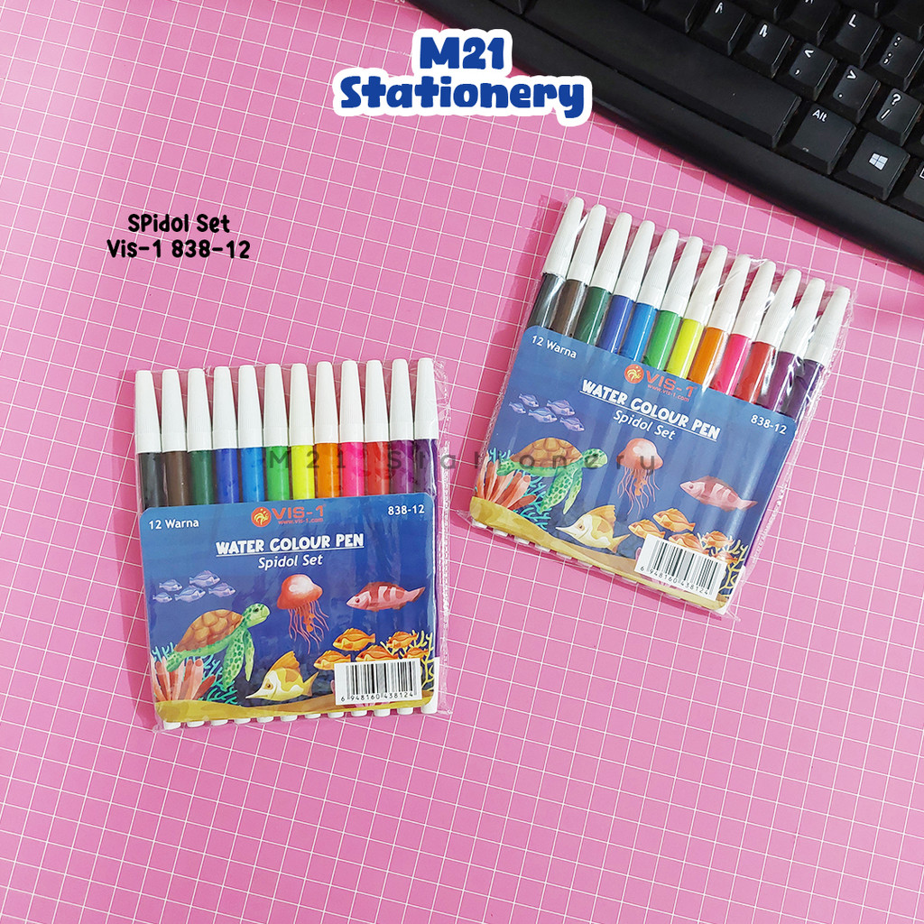 

SPIDOL SET VANCO 838 ISI 12 / SET MARKER ANAK SEPIDOL WARNA WARNI PEWARNA MURAH LENGKAP