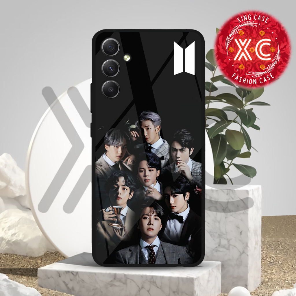 |KP01| XING CASE HP SAMSUNG A24 A34 A54 M14 4G 5G GLOSSY KILAU EFEK KACA | REQUEST CASE HP CUSTOM SO