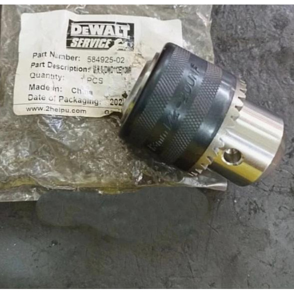 Chuck Kepala Bor Mesin Impact Hammer Drill DEWALT DWD024 DWD025 13mm Keyless Tembok Beton Besi DWD 0