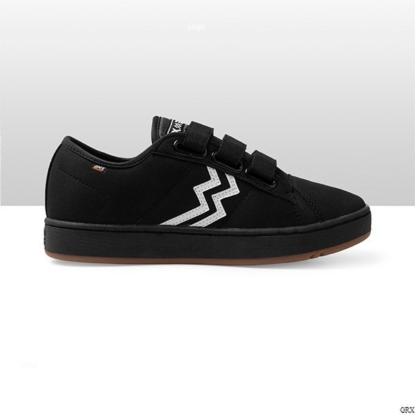 Sepatu Sneakers Geoff Max - Fury All Black | Shoes Cupsole | Sepatu | Sneakers | Sepatu Pria Wanita 
