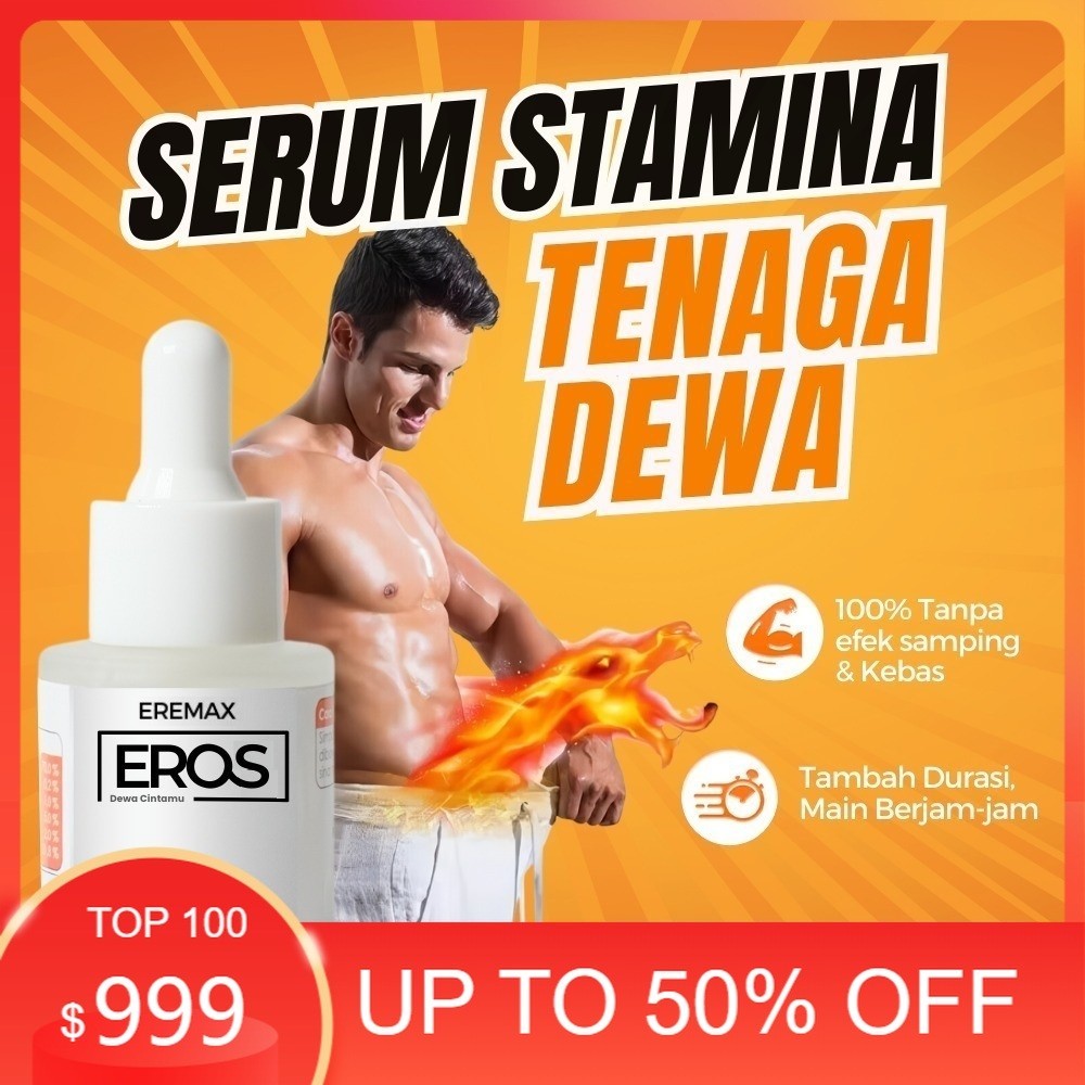 Eremax Eros Tetes Pria Perkasa Original Serum 100% Ampuh