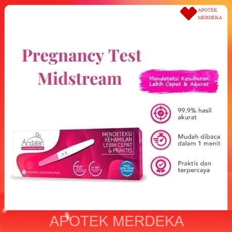 Andalan pregnancy test midstream / Test pack Andalan Pregnancy Test Midstream / alat uji kehamilan P