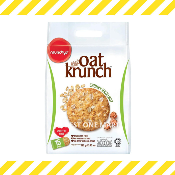 

Munchys Oat Krunch Chunky Hazelnut / Biskuit Gandum