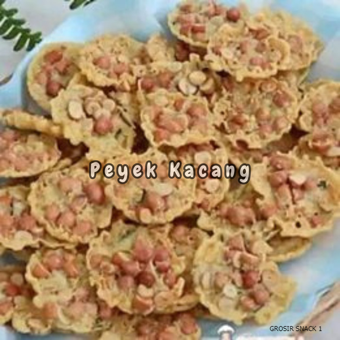 

PROMO peyek kacang bulat rempeyek kacang tanah 1kg peyek peyek kacang full - 100g