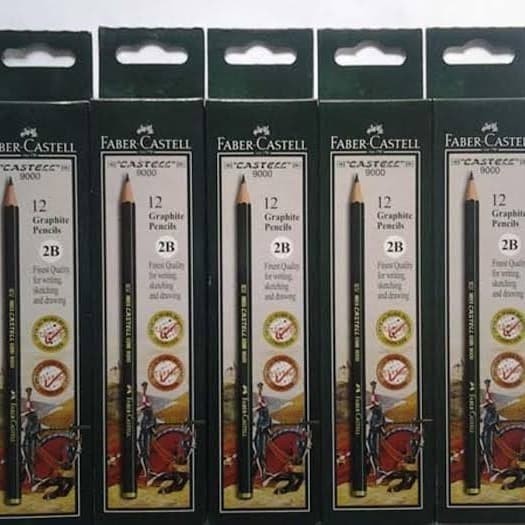 

promo ✨ -Pensil 2B Faber Castell ASLI/Pencil Komputer/Pensil Ujian/Pencil 2B