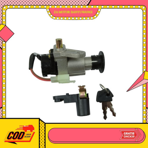 Kunci Kontak 1 Set Kunci Jok Motor Jupiter MX 135 Part motor