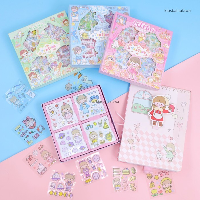

(SATUAN) Sticker Momo Lucu / Anti Air Stiker Botol HP Buku Kartun Lucu - STIKER 2D