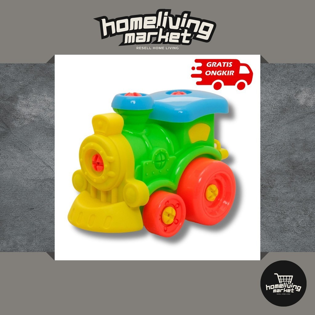 Mainan Kereta Plastik / Mainan Kereta Anak / Mainan Keretaan
