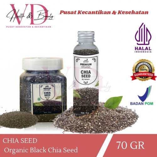 Biji Chia Seed Organik 150 gram | Black Chia Seed Premium Untuk Diet