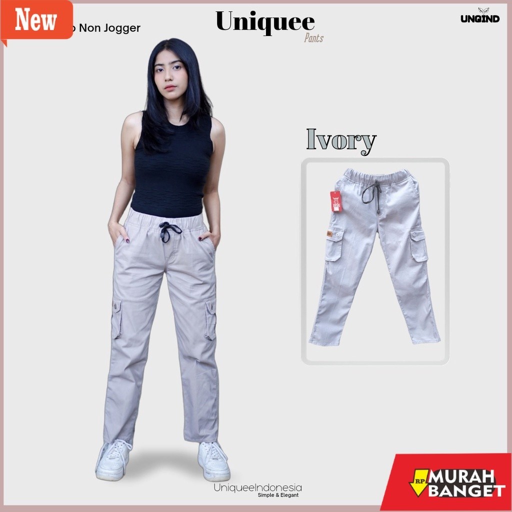 celana jogger wanita yg kekinian- CELANA CARGO PANTS WANITA JUMBO  - CELANA PANJANG WANITA JUMBO
