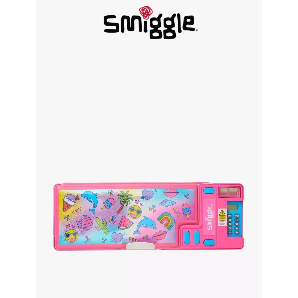 

SMIGGLE WONDER WORLD POP OUT PENCIL CASE PINK - 100% ORIGINAL