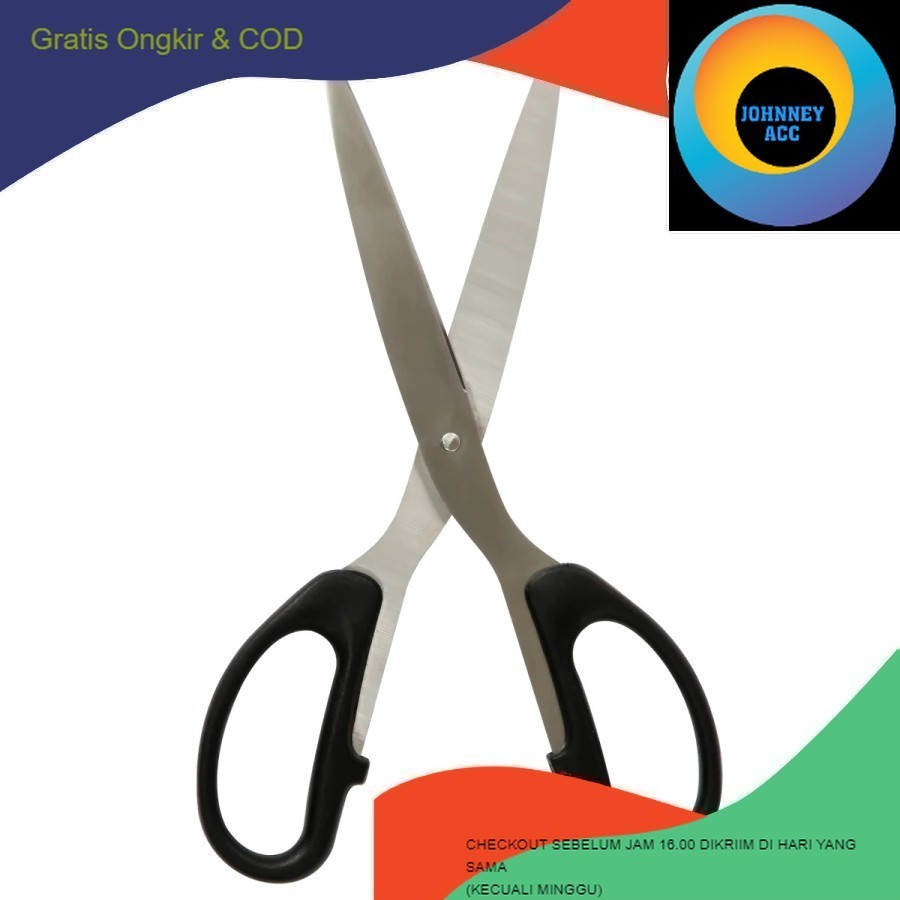 

JA GUNTING 8 INCH JUMBO BESAR 20 CM SOLID STEREL - LARGE SCISSOR - GUNTING BESAR 20CM 8INCH