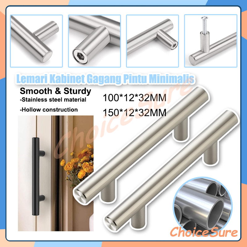 Handle Laci Pintu Lemari Minimalis / Wardrobe Drawer handle Furniture / Handle Tarikan Pipa Solid La