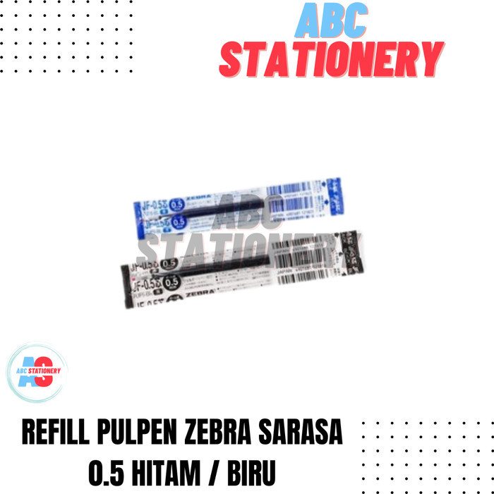 

refill pulpen Zebra Sarasa 0.5 Hitam / biru - Biru