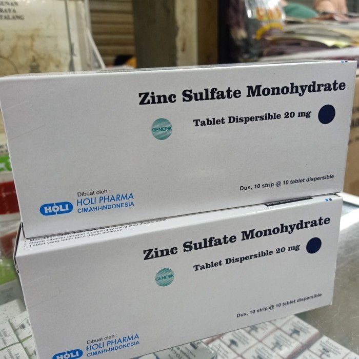 Zinc sulfate 20 mg