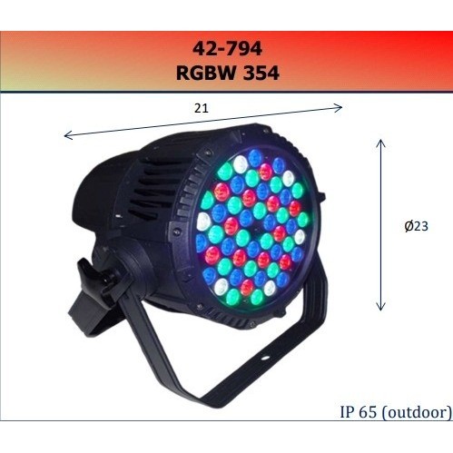 SSeries Par LED 54Led x 3W RGBW Outdoor (RGBW 354)
