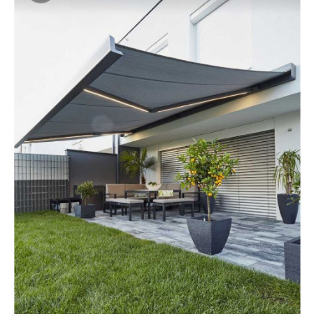 Thesunshine Market - Canopy Awning Gulung Otomatis manus / Kanopi Kain / Kanopi Lipat