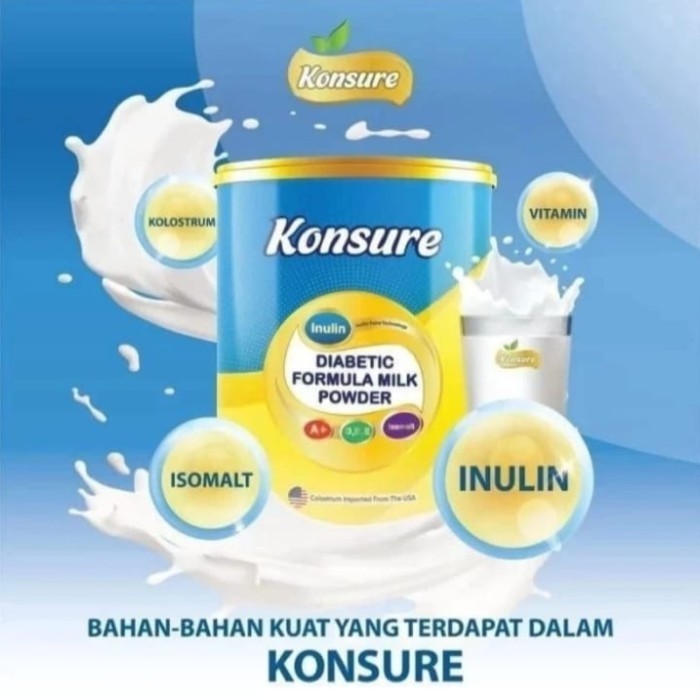 

KONSURE MILK AS SUSU UNTUK DIABETES KENCING MANIS ORIGINAL BPOM