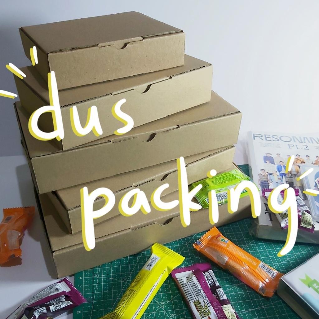 

satuan - dus die cut packing photocard free sticker fragile