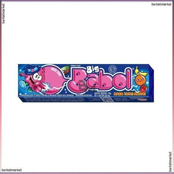 

BIG BABOL TUTTI FRUTTY STICK 20 GR