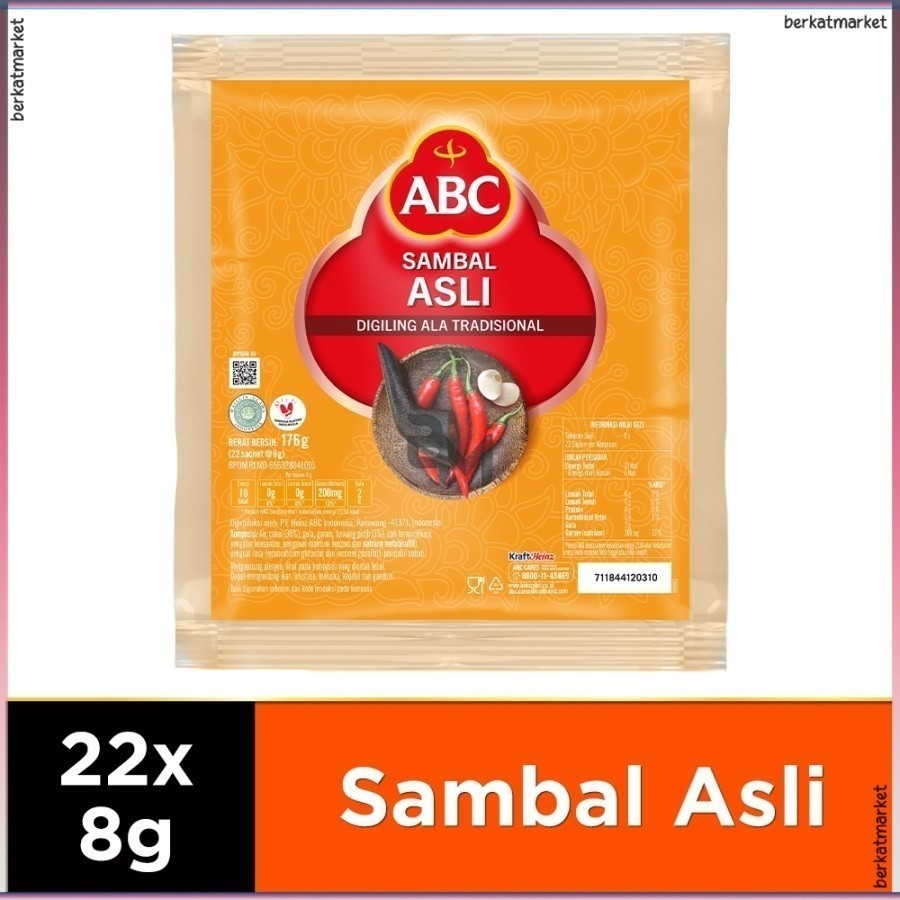 

ABC Sambal Asli Sachet 8gr Isi 22 Pcs 135 275 335 ML 1KG Terasi Kacang Saos Botol Extra Bawang Pedas Kacang Asli Nusantara