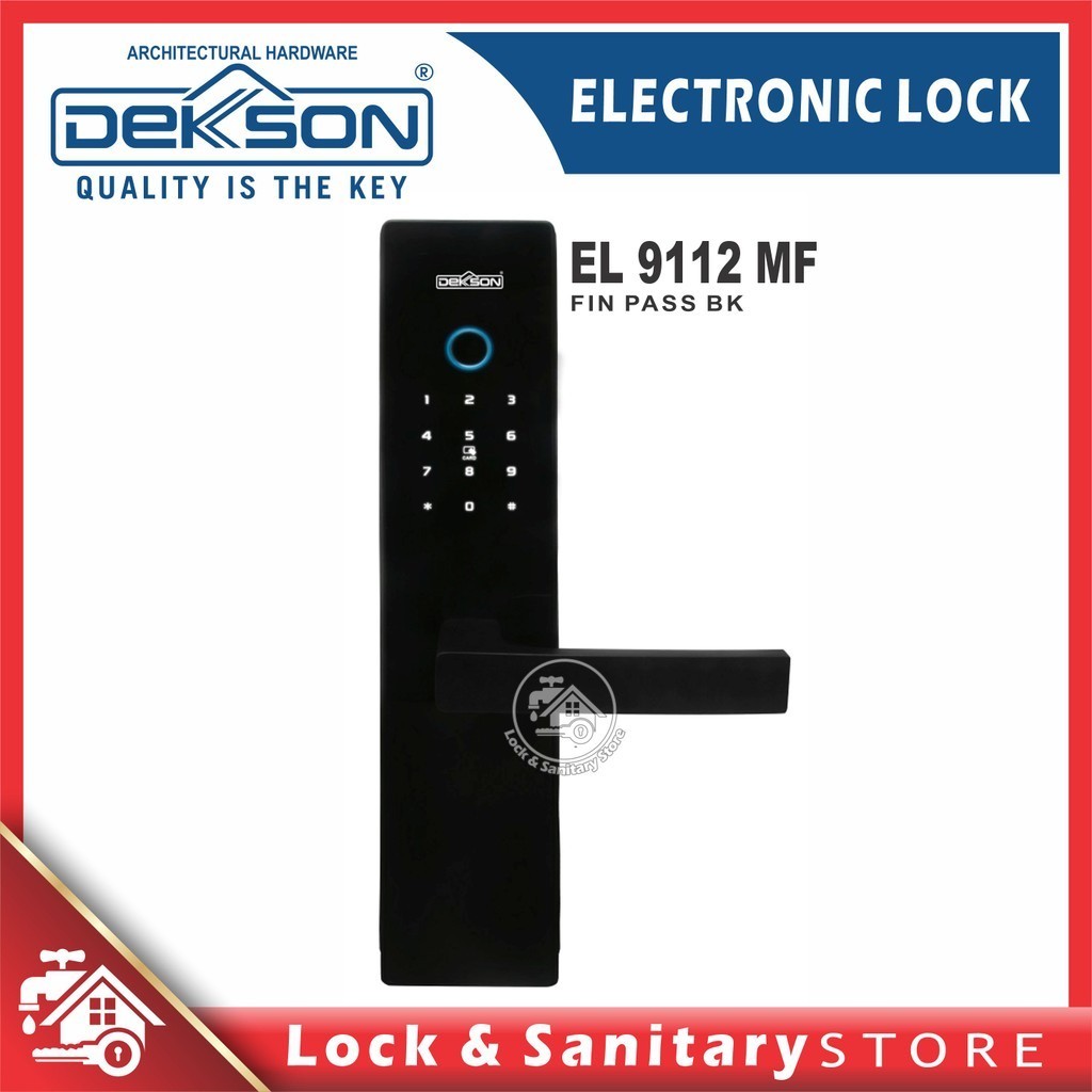 Kunci Electronic Smart Digital Lock Dekkson EL 9112 MF Fin P