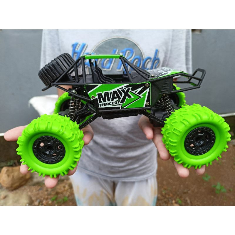 BISA COD Mainan Anak Cowok Mobil Remote Control RC Rock Crawler Jeep Offroad SNI MURAH