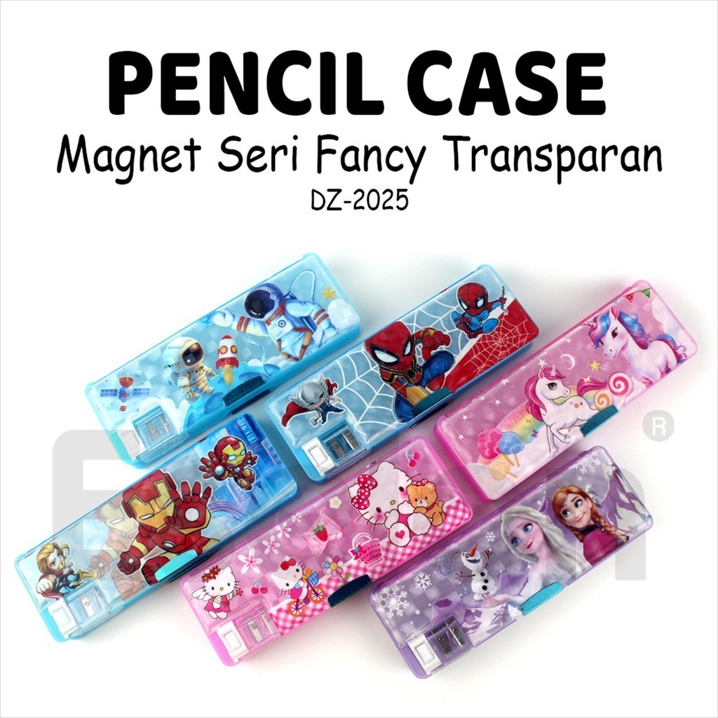 

[ES.JKT] Kotak Pensil Magnet Hologram D Z-2025 / Tempat Pensil magnet Karakter