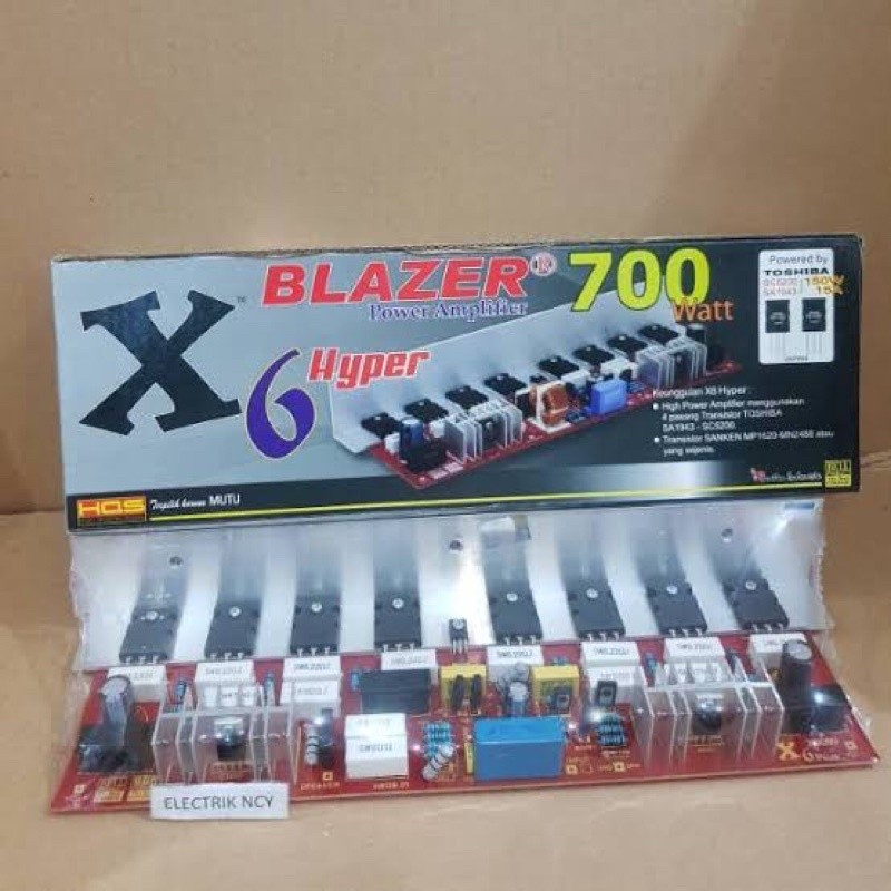 Kit Power Blazer X 6 Hyper 700 Watt Mono
