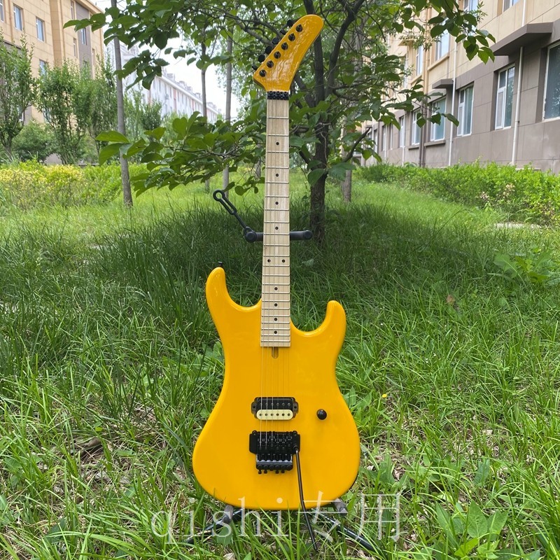 in stock Customized Kra Edward Van Halen 5150 electric guitar black accessories